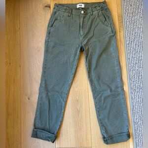 Paige cropped pants sz 28